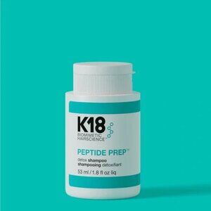 New and Sealed K18 Biomimetic Hairscience Peptide Prep Detox Shampoo 53mL